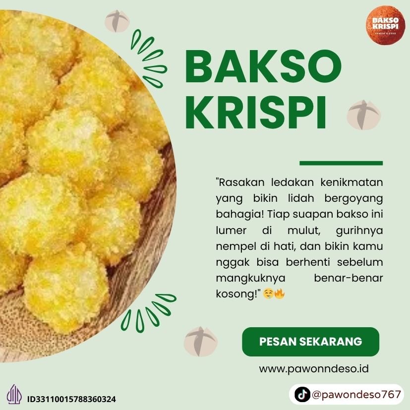 FLAYER BAKSO KRISPI UMDAV