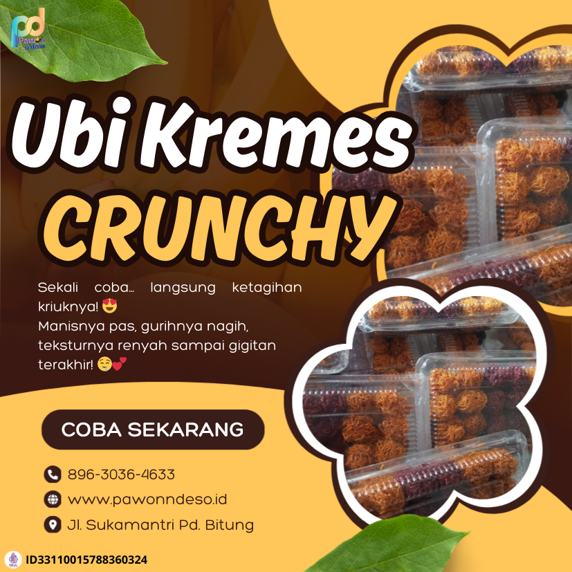 FLAYER UBI KREMES CRUNCHY
