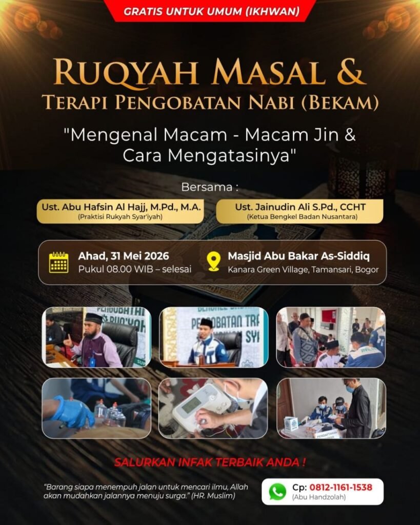 ruqyah massal dan bekam gratis di bogo